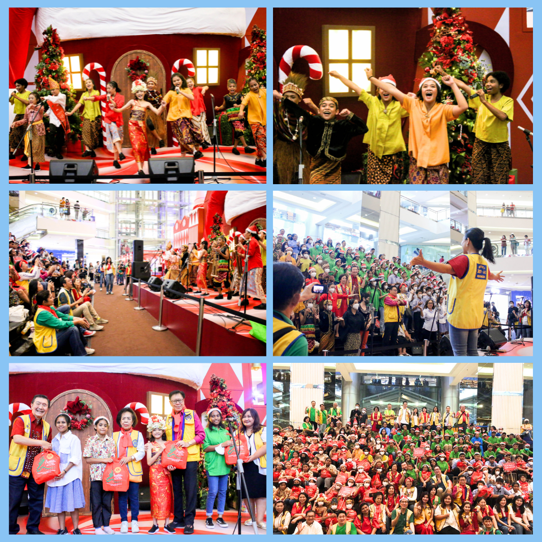 Tampil di Mall Taman Anggrek bersama 200 Anak Panti Asuhan