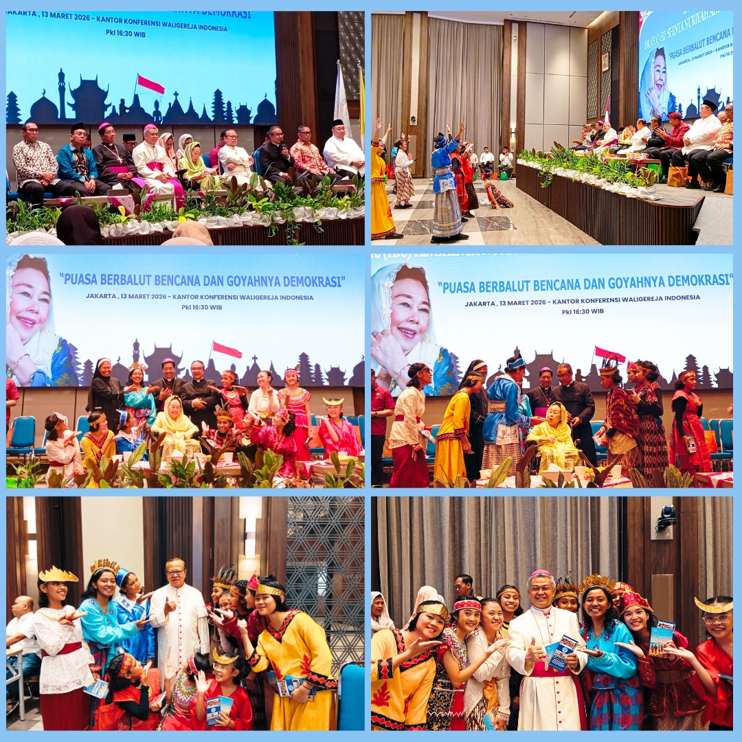 Anak-Anak YPU Mengisi Acara Buka Puasa Bersama Ibu Shinta Nuriyah Wahid di Gedung KWI